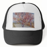Pink Peach Tree in Blossom (Reminiscence of Mauve) hats