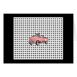 Pink Pedal Car Card (1920-1960)