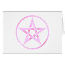 pink pentacle card