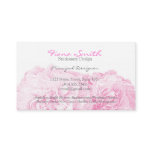 Pink Peony Business Cards