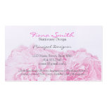 Pink Peony Business Cards