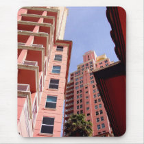 Pink Perspective: Art Deco Mouse Mats