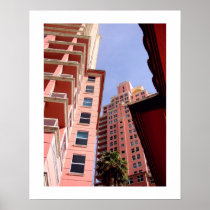 Pink Perspective: Art Deco Print