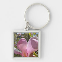 Pink Petals Key Chain