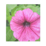 Pink Petunia Flower Notepad