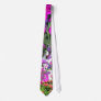 Pink Petunia Geraniums Neckties