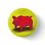 Pink Pig Button