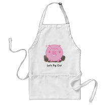 Pink Pig Chef's Apron