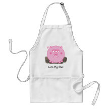 Pink Pig Chef's Apron