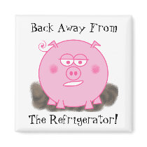 Pink Pig Magnet