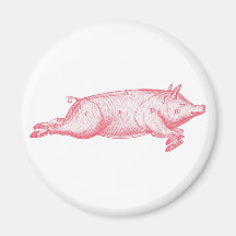 Pink Pig Magnet