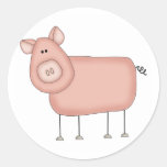 Pink Pig T-shirts and Gifts Sticker
