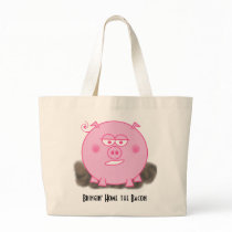 Pink Pig Tote Bag