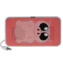 Pink Pig with Big Eyes! Mp3 Speaker