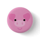 Pink Piggy Button