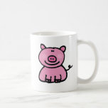 Pink piggy coffee mug