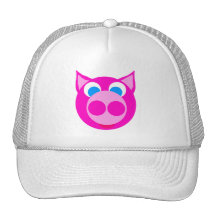 Pink Piggy Trucker Hats