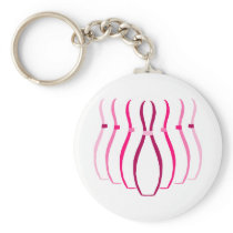 Pink Pins Logo Key Chains