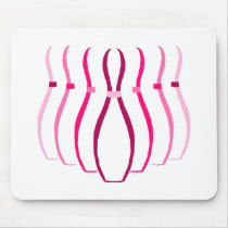 Pink Pins Logo Mouse Pad