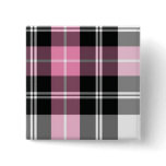 pink plaid buttons