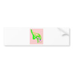 pink plant bumper stickers