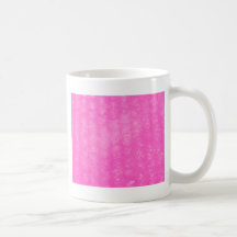Pink Plastic Bubble Wrap Coffee Mug