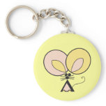 Pink Pocket Mouse Keychain