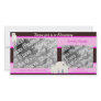 Pink Polar Bears Birth Announcement