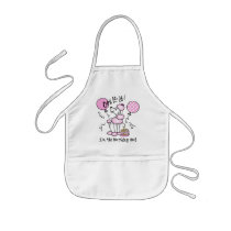 Pink Poodle Birthday Aprons