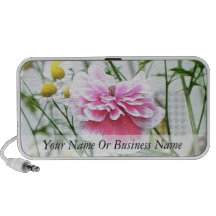 Pink Poppy And Feverfew Mini Speaker