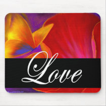 Pink Poppy Flower Butterfly Painting - Multi