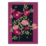 Pink Posies - Greeting Card