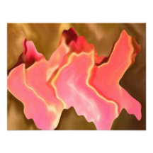 Pink Praise -  Rose Petal Art Announcements