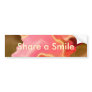 Pink Praise -  Rose Petal Art Bumper Sticker