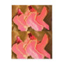 Pink Praise -  Rose Petal Art Post Card