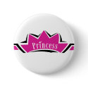 Pink Princess buttons