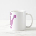 pink princess crown mug