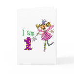 Pink princess fairy (age 1) cards
