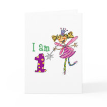 Pink princess fairy (age 1) cards