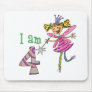 Pink princess fairy (age 4) mouse pad