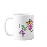 Pink princess fairy (age 4) mugs