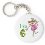 Pink princess fairy key chain