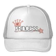 Pink Princess · Princess Wordart Trucker Hat