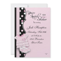 Pink Princess Shoes Invite