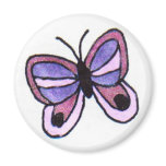 Pink & Purple Butterfly magnets
