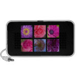 Pink Purple Flowers iPod Speaker
