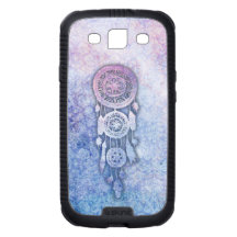 Pink Purple Girly Dream Catcher Damask Watercolor Galaxy SIII Case