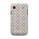 Pink Purple Green Pastel Circle Outlines Pattern Samsung Galaxy Covers