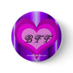 PINK PURPLE HEART buttons
