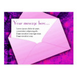 Pink & purple postcard for any occasion.